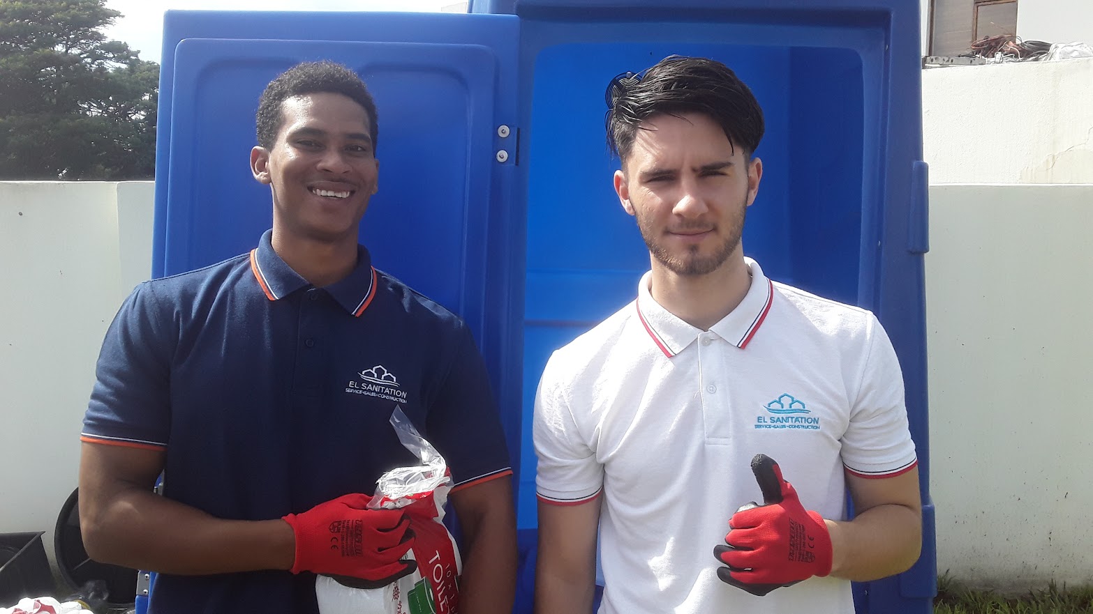 First POrtable toilet Service Team